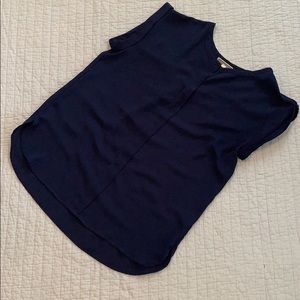 Navy Blue Blouse by Pleione
